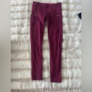 Maroon LULULEMON leggings